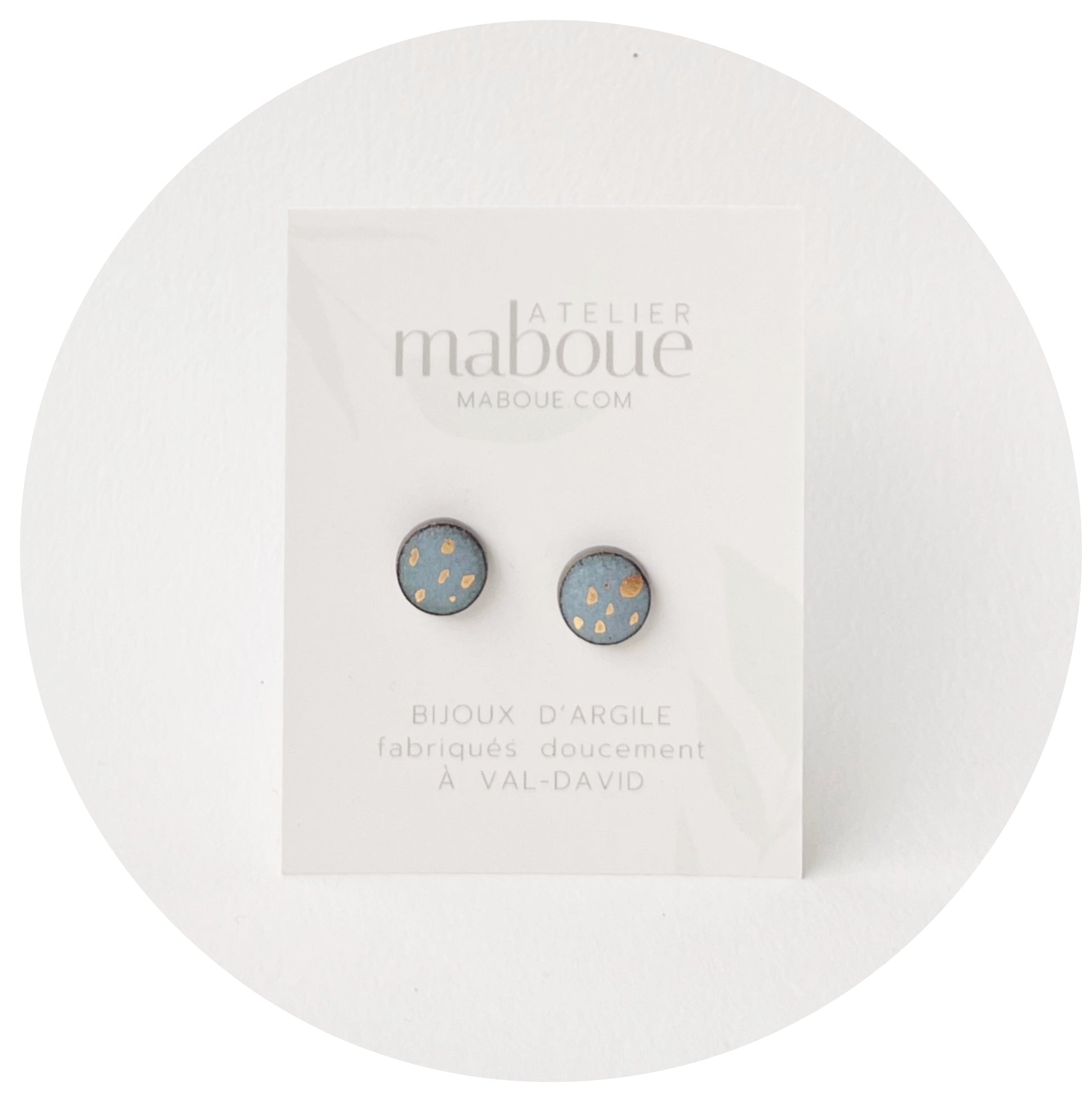 Blue Pieces of light / Confettis Bleu Mat